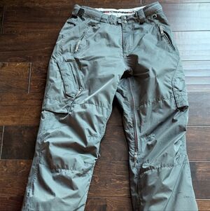 686 Unisex Gray Architecture Insulated Ski Snowboard Cargo Pants